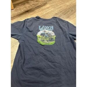 Tommy Bahama Lawn Enforcement Graphic T Shirt XL Navy Blue Cotton